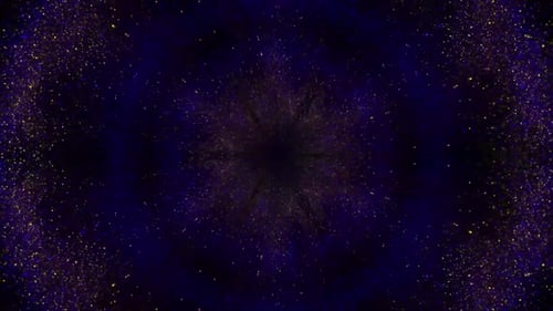 Abstract Golden Particles Pulsing Seamless Loop Background