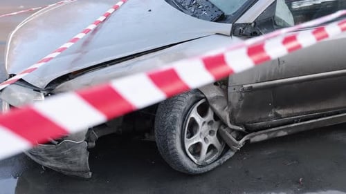 Automobile Wreckage Get Damaged Dangerous Accident