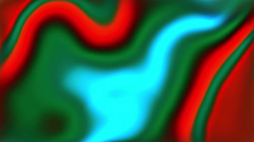 Abstract Fluid Colorful Wave Motion Background Loop