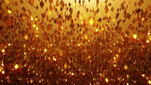 Golden Diamond Dust Background