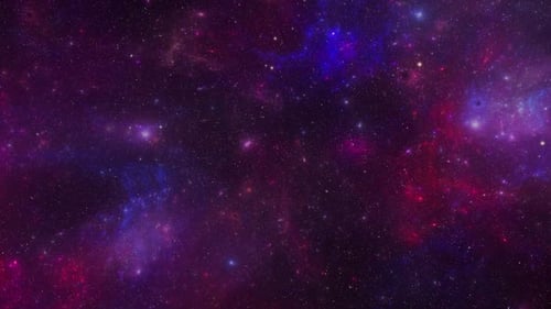 Seamless Looping Abstract Cosmic Nebula Starfield Background