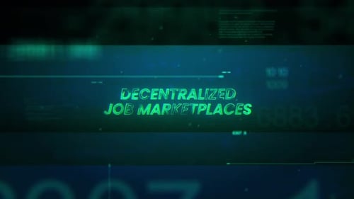 Futuristic Glitch Text Reveal Animation