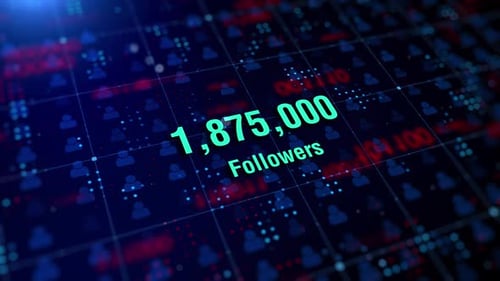 Social Media Followers Counter Zero To 5000000