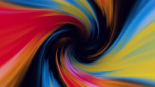Dynamic Psychedelic Swirl Abstract Motion Background
