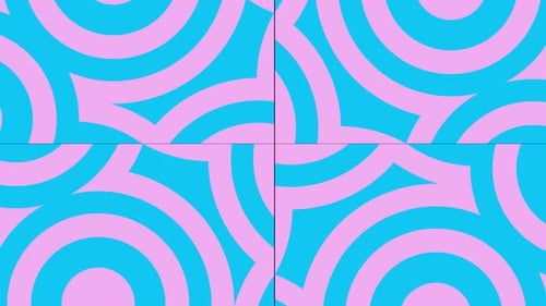 New Paints Blue With Pink Round Vj Loop Signs