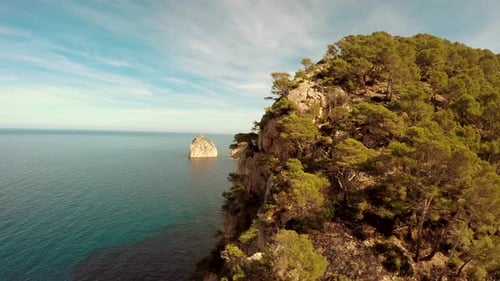 Mediterranean Coastal Seascape Sea Nature Vacation Holiday Destination