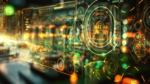 Visualización de análisis de datos e inteligencia empresarial en tiempo real