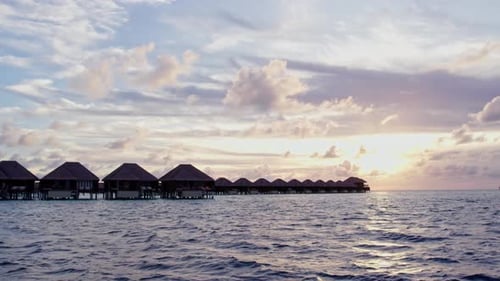 Hotel na água nas Maldivas