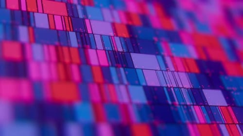 Abstrakte Datensortierung, KI-Algorithmus-Visualisierung, Big Data, verarbeitet durch neuronales Netzwerk, künstlich