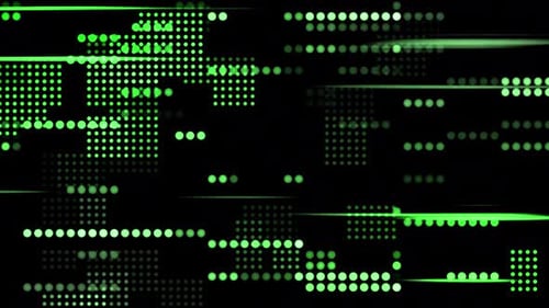 HD Digital Cyberspace Network Connections | Big Data Information Technology Visualization Loop