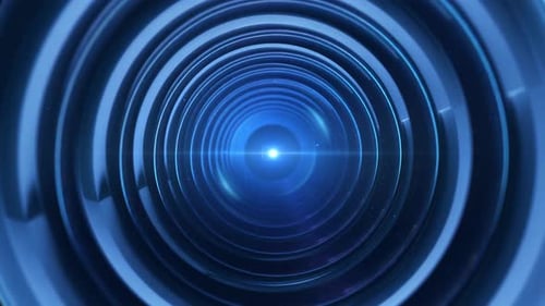 Journey Through An Endless Luminescent Tunnel