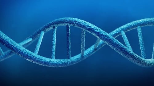 Animated DNA Double Helix Structure for Science and Medical Projects