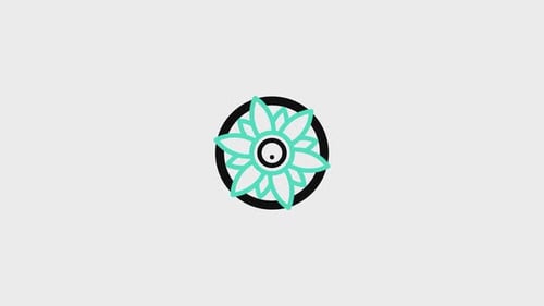 Mandala Animated Icon V15