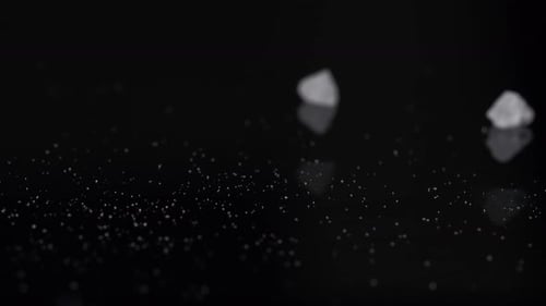 Sea Salt Falling on Glass Floor 2K