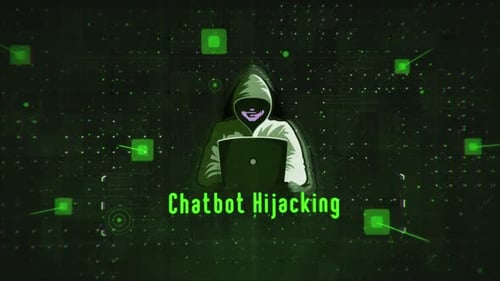 Futuristic Digital Hacker Illustration Reveal with Glitch Effects