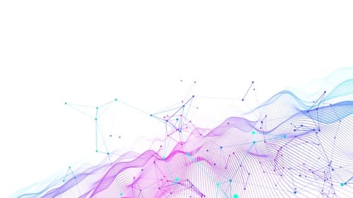 White Plexus Technology Network Background Loop