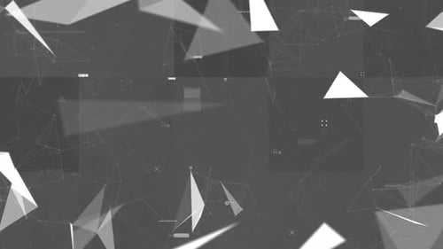 Futuristic Network Data Overlay Reveal Animation