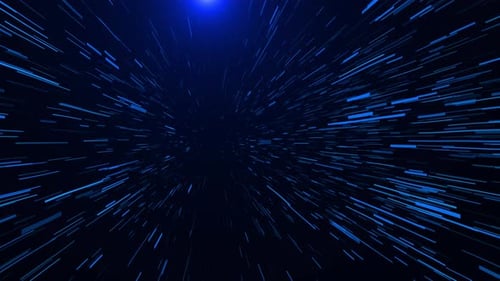 Cyberspace Tunnel Lines Data Flow Optical Fiber Digital Technology Stream Fast Speed Background