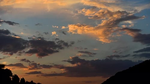 Beautiful Clouds at Golden Hour