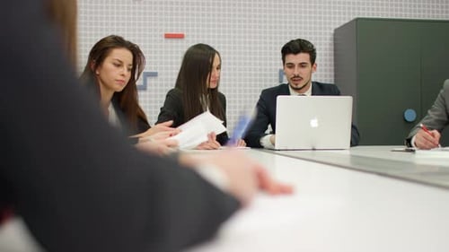 Corporate Meeting Discussion