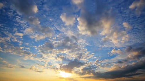 Flying Through Clouds 4K