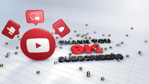 9K YouTube Subscribers Celebration