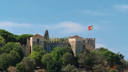 Château de Saint-Georges à Lisbonne, Portugal