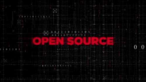 Futuristic Glitch Digital Text Reveal Animation