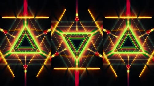 Animated Hypnotic Tunnel Motion Loop