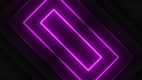 Dynamic Neon Rectangle Reveal Intro Animation