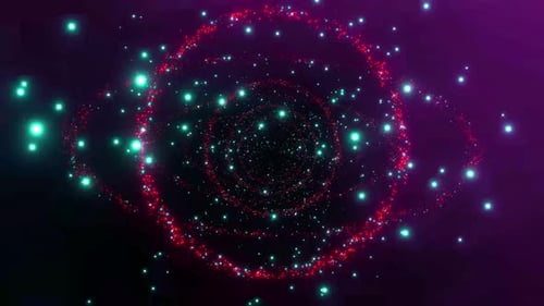VJ LOOP NEON Tunnel Abstract Background Video