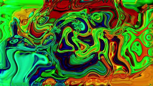 Abstract Morphing Fluid Colorful Background Animation