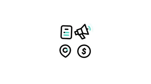 Media Mix Animated Icon
