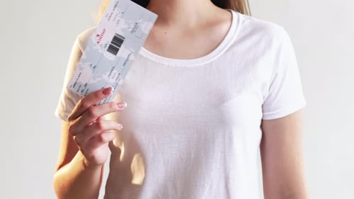 One Way Ticket Global Immigration Passenger Hands