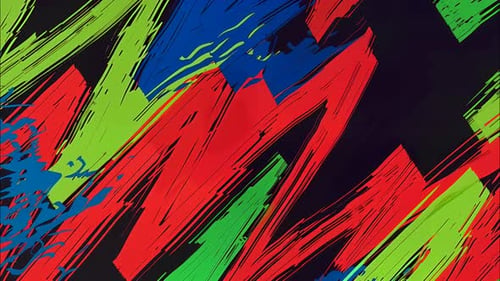 Dynamic Abstract Grunge Brushstroke Loop Background