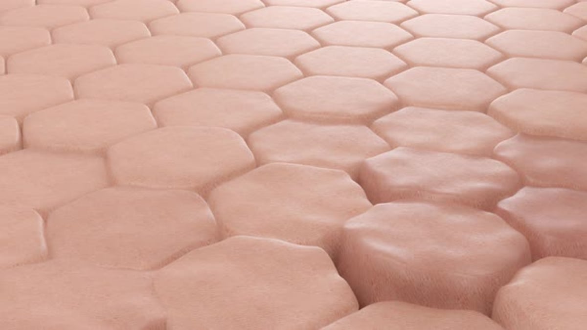 Close-up of Damaged Skin Cells Texture, Motion Graphics ft. hyaluronic ...