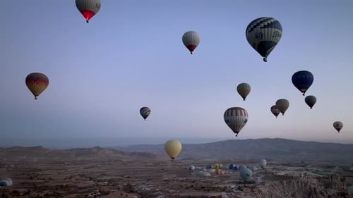Valley Full Of Balloons In The Sky, Cappadocia