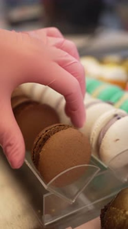 Making Macaroons at a Confectionery Factory