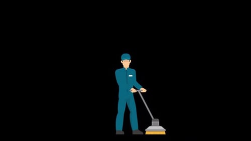 2D Character Cleaning Service Alpha Channel