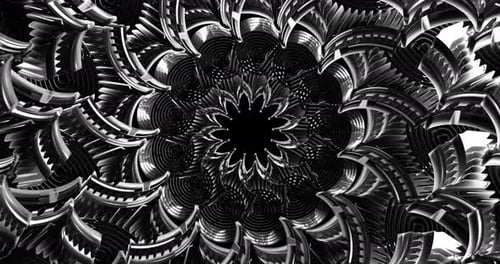 Animation en boucle de tunnel de couleur abstraite 4K VJ 13