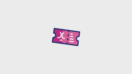 Ticket Animated Icon V1