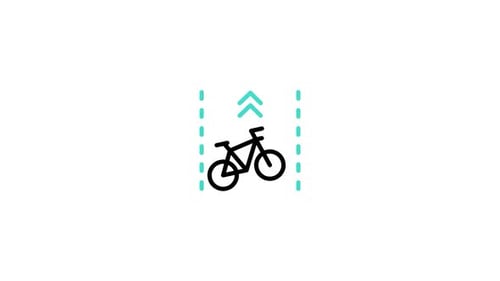 Bike Lane Animated Icon