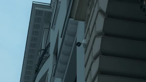 Wallmounted Vigilance CCTV Camera Ensuring Office Security