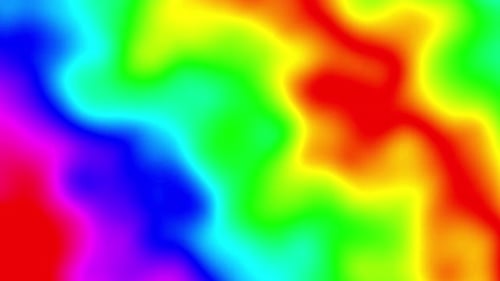 Seamless Fluid Rainbow Color Background Loop