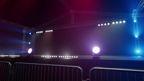 Dynamic Stage Lighting Background for Corporate Events