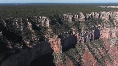 Cinematic Aerial Helicopter Footage of Grand Canyon National Park in Arizona