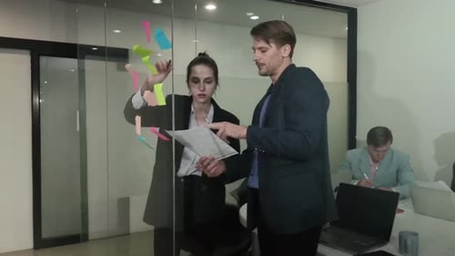 Business persons on meeting in the office.