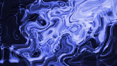 Dynamic Blue Abstract Liquid Pattern Background