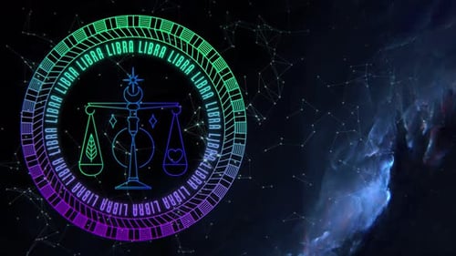 Libra (Zodiac) And Space