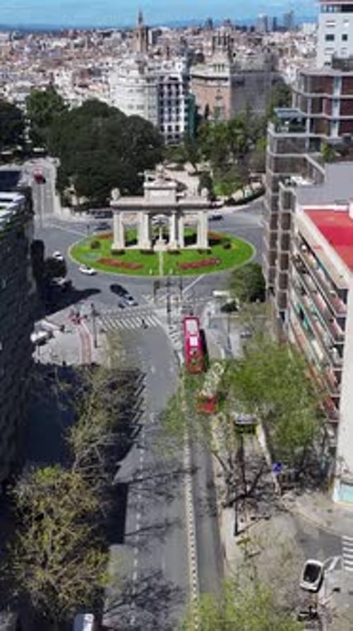 Sea Gate At Valencia In Valence Community Spain.